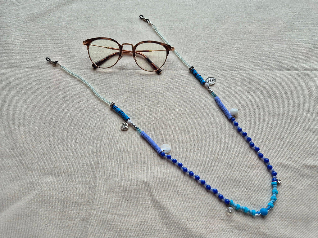 Accroche lunette - paradis bleu