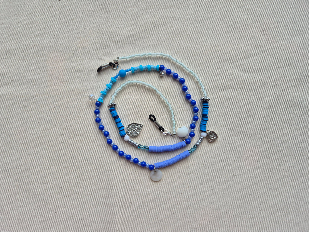 Accroche lunette - paradis bleu
