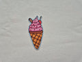 Auto-collant - un cornet de glace