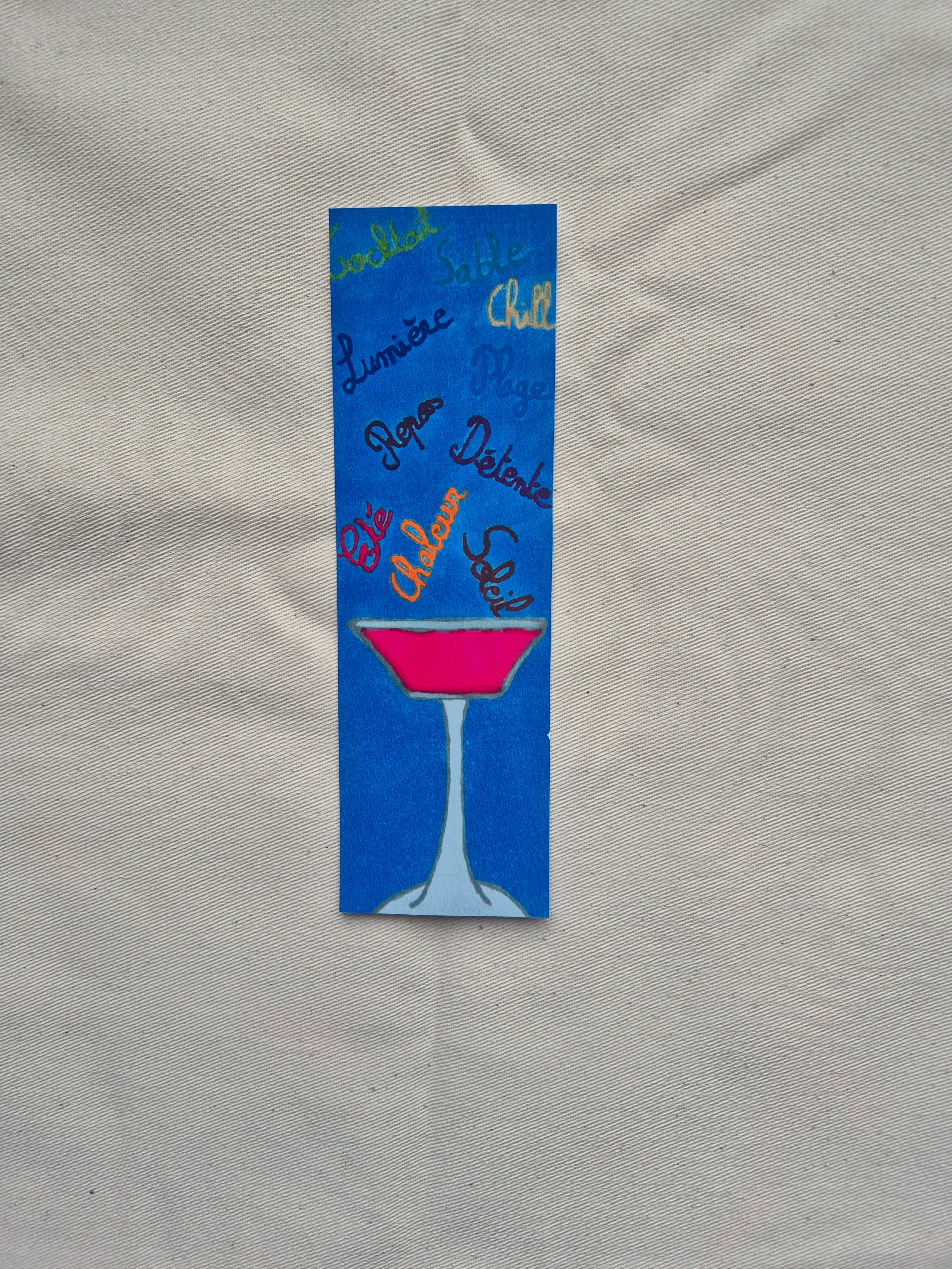 Marque-pages - cocktail